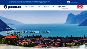 What Gardasee.de website looked like in 2021 (3 years ago)