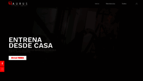 What Gimnasiotaurus.com website looked like in 2021 (5 years ago)