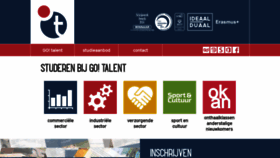 What Go-talent.be website looked like in 2021 (3 years ago)
