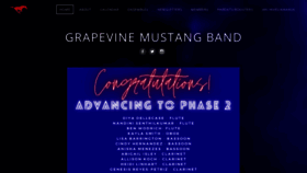 What Grapevinehsband.com website looked like in 2021 (3 years ago)