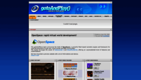 What Gotoandplay.it website looked like in 2021 (3 years ago)