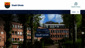 What Glinde.de website looked like in 2021 (3 years ago)
