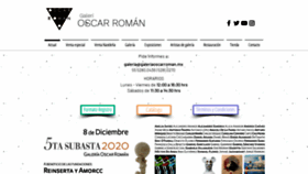 What Galeriaoscarroman.mx website looked like in 2021 (3 years ago)