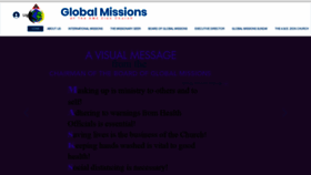 What Globalmissionszion.org website looked like in 2021 (3 years ago)