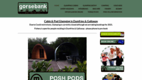 What Gorsebankglamping.co.uk website looked like in 2021 (3 years ago)