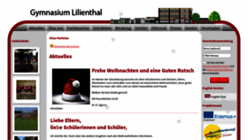 What Gymnasium-lilienthal.de website looked like in 2021 (3 years ago)