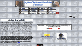 What Greyhoundrescue.org website looked like in 2021 (3 years ago)