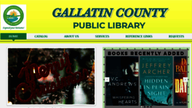What Gallatincountylibrary.org website looked like in 2021 (3 years ago)