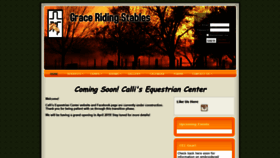 What Graceridingstables.com website looked like in 2021 (3 years ago)