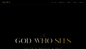 What Godwhosees.com website looked like in 2021 (3 years ago)
