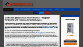 What Gefrierschraenke-tests.com website looked like in 2021 (3 years ago)