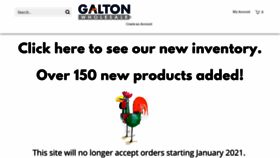 What Galtonwholesale.com website looked like in 2021 (3 years ago)