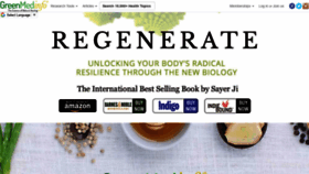 What Greenmedinfo.com website looked like in 2021 (4 years ago)
