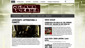 What Glamazonia.it website looked like in 2021 (3 years ago)