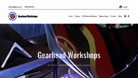 What Gearheadworkshops.com website looked like in 2021 (3 years ago)
