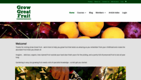 What Growgreatfruit.com website looked like in 2021 (3 years ago)