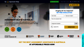 What Goassignmenthelp.com.au website looked like in 2021 (3 years ago)