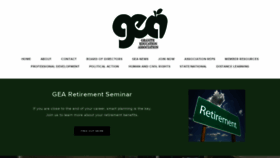 What Gea-ut.org website looked like in 2021 (4 years ago)