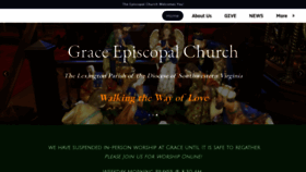 What Graceepiscopallexington.org website looked like in 2021 (3 years ago)