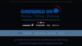 What Grunwald-uk.com website looked like in 2021 (5 years ago)