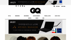 What Gqkorea.co.kr website looked like in 2021 (3 years ago)