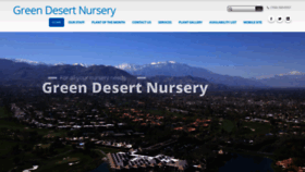 What Greendesertnursery.com website looked like in 2021 (3 years ago)