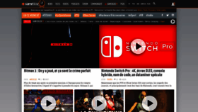 What Gameblog.fr website looked like in 2021 (3 years ago)