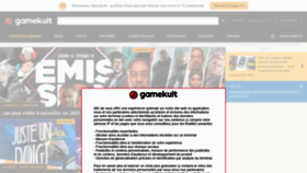 What Gamekult.com website looked like in 2021 (3 years ago)