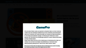 What Gamepro.de website looked like in 2021 (3 years ago)