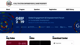 What Geef-sd.org website looked like in 2021 (3 years ago)