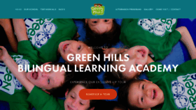 What Greenhillsbilingual.com website looked like in 2021 (3 years ago)