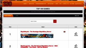What Gtop100.com website looked like in 2021 (3 years ago)