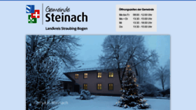 What Gemeinde-steinach.de website looked like in 2021 (3 years ago)