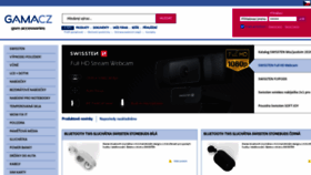 What Gamacz.cz website looked like in 2021 (3 years ago)