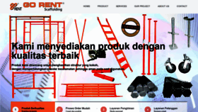 What Gorentscaffolding.com website looked like in 2021 (4 years ago)