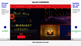 What Galaxyaudiobook.com website looked like in 2021 (3 years ago)