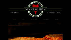 What Gianoriospizza.com website looked like in 2021 (3 years ago)