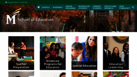What Gse.gmu.edu website looked like in 2021 (3 years ago)
