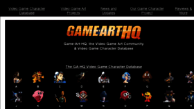 What Game-art-hq.com website looked like in 2021 (3 years ago)