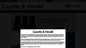 What Gazetteandherald.co.uk website looked like in 2021 (3 years ago)