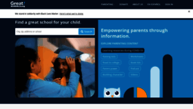 What Greatschools.org website looked like in 2021 (3 years ago)