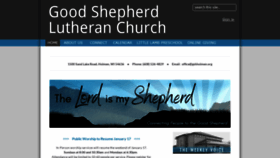 What Goodshepherdholmen.org website looked like in 2021 (3 years ago)