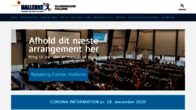 What Guldborgsundhallerne.dk website looked like in 2021 (3 years ago)