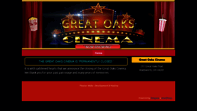 What Greatoakscinema.com website looked like in 2021 (3 years ago)