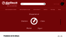What Gotech.al website looked like in 2021 (3 years ago)