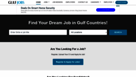 What Gulfjobs.com website looked like in 2021 (3 years ago)