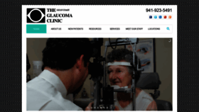 What Glaucomaclinic.com website looked like in 2021 (3 years ago)
