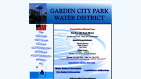 What Gcpwater.org website looked like in 2021 (3 years ago)