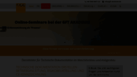 What Gft-akademie.de website looked like in 2021 (3 years ago)