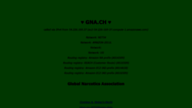 What Gna.ch website looked like in 2021 (3 years ago)